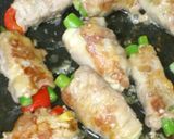 豚のアスパラ野菜巻き作り方5写真