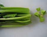 ５分でもう一品♪青菜と油揚げの煮びたし作り方1写真