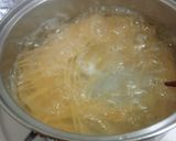 さっぱり梅＆鰹節の和風パスタ作り方2写真