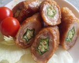 簡単☆オクラの肉巻き☆作り方6写真