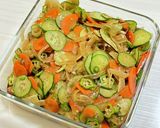 夏野菜たっぷり酢の物作り方3写真