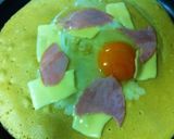 ☆卵とハムチーズの定番ガレット作り方3写真
