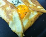 ☆卵とハムチーズの定番ガレット作り方4写真