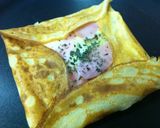 ☆卵とハムチーズの定番ガレット作り方5写真