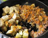 豆腐キーマカレーでジャージャー麺風作り方4写真