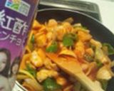 揚げない！炒めるだけ！酢豚ならぬ酢鶏作り方10写真