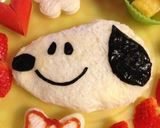 5分で簡単キャラパン☆食パンでスヌーピー作り方3写真