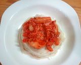 マヨ豚キムチで☆スタミナぶっかけ素麺作り方6写真