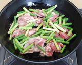 にんにくの芽と豚肉の砂糖じょうゆ炒め作り方4写真