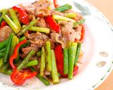 にんにくの芽と豚肉の砂糖じょうゆ炒め作り方7写真
