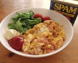 簡単！スパムde豆腐ハンバーグ作り方4写真