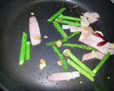 アスパラベーコンパスタ　初心者用作り方2写真