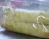 うずまき白菜のゆずごしょう漬け作り方5写真