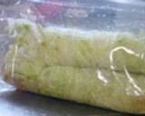 うずまき白菜のゆずごしょう漬け作り方5写真