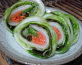 うずまき白菜のゆずごしょう漬け作り方6写真