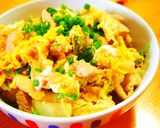 むね肉と白菜のヘルシーきつねどんぶり☆作り方7写真