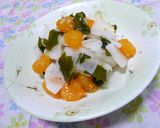 ❦ 大根・わかめ・みかんの酢の物 ❦作り方7写真
