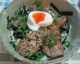 とろ～り卵の牛カルビ丼♪作り方9写真