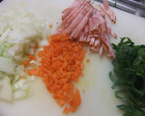 やみつき！しょうゆで食べる和風オムライス作り方1写真