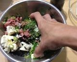 豆腐ひじきのサッパリあんかけハンバーグ♪作り方2写真