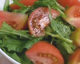 レモン風味ドレで味わう♪トマトとバジル作り方6写真