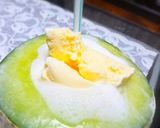 まるごとクリームメロンソーダーを再現♪作り方3写真