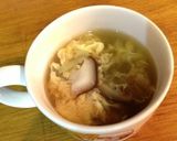 夜中のスープ☆卵・ネギ・椎茸☆優しい味作り方5写真