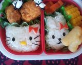 キティーちゃん弁当一口サイズ作り方6写真