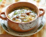サバ缶で旨味アップ☆なめこ＆レタスープ✿作り方5写真