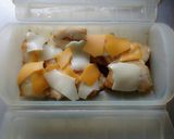 レンジで照り蒸し♡チーズチキン作り方5写真