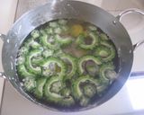 鰹とゴーヤ入りねばねば汁作り方3写真