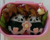 簡単*幼稚園お弁当 *パンダ* キャラ弁作り方5写真