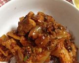 韓国人お気に入りの豚キムチ丼作り方5写真