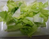 豚ばら肉とレタスと卵のチャーハン作り方4写真