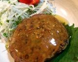 豆腐ひじきのサッパリあんかけハンバーグ♪作り方6写真