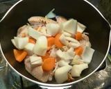 美肌効果抜群！手羽先の味噌ハニー煮込み作り方3写真