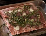 豚ばら肉のあぶり焼き作り方1写真