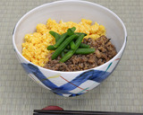 さばの缶詰（水煮）そぼろ丼（三色丼）卵入作り方5写真