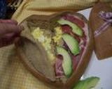 バレンタインにハートのサンドイッチ作り方9写真