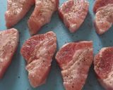 がっつりおかず★豚肉のオレンジマスタード作り方2写真
