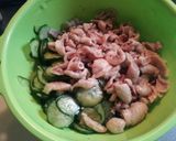 鶏皮ｻｯﾊﾟﾘおつまみぽん酢作り方3写真