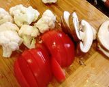 シーフード　グリーン　カレー、　野菜入り作り方3写真