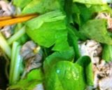 小松菜・豚肉オイスターソース炒め作り方4写真