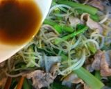 小松菜・豚肉オイスターソース炒め作り方5写真