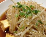 夏は厚揚げとモヤシの甘酸っぱいあんかけ！作り方4写真