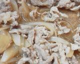 夕食ランチに☆めんつゆでお手軽簡単♪豚丼作り方5写真