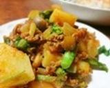 新じゃがと豚挽肉でトマトカレー炒め♬作り方13写真
