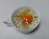 レンジで☆トロ〜リチーズの半熟卵かけご飯作り方1写真