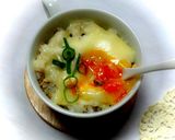 レンジで☆トロ〜リチーズの半熟卵かけご飯作り方4写真