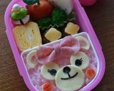 キャラ弁♪くまさんお弁当作り方5写真